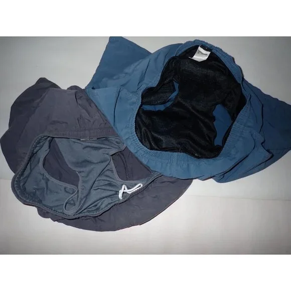 Lot Vintage Patagonia Mens M Swim Shorts Lined Blue Gray Nylon Gorpcore Trail - Picture 11 of 11